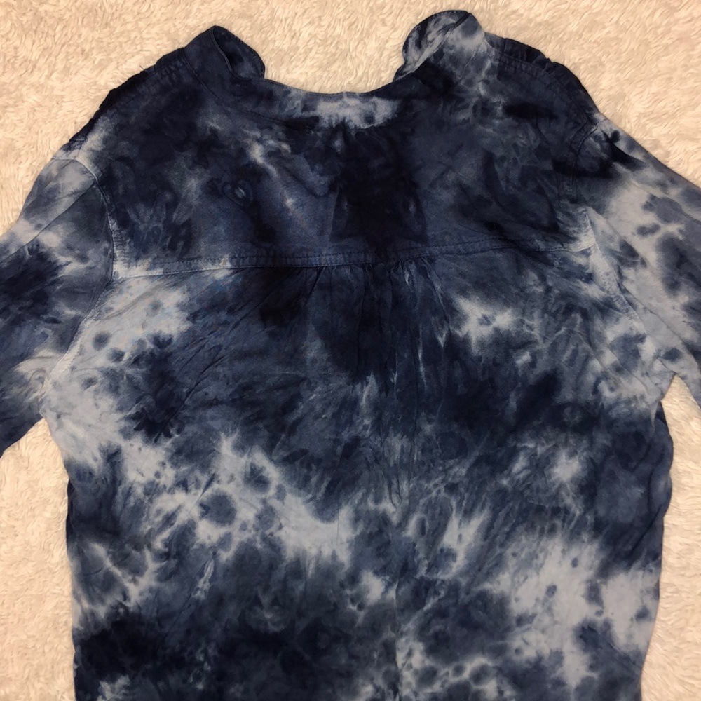 TRAMP blue tie dye Tunic New with Tags - Picture 6 of 8